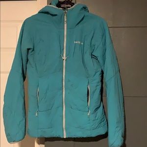 Patagonia synthetic down jacket.